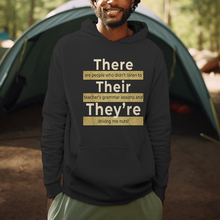 There Their They'Re T Shirt English Grammar Teacher For Men Women Men Hoodie, novelty gifts, funny gifts