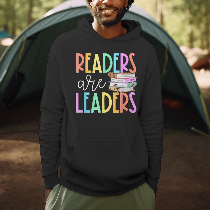 Readers Are Leaders Reading Book Lovers Teacher Women Kids Men Hoodie, novelty gifts, funny gifts