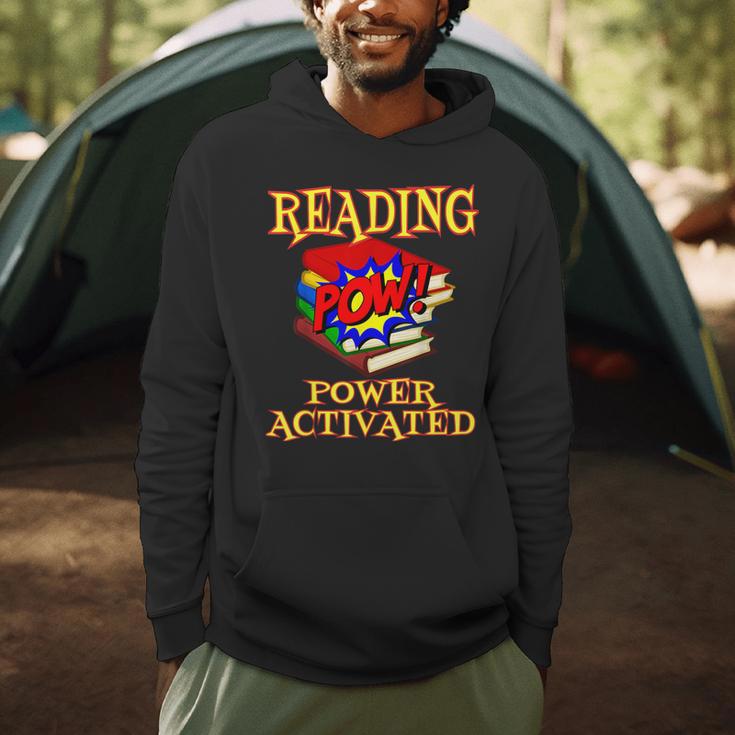 Reading Super Power Activated Superhero Teacher Or Student Men Women Girls Kids Men Hoodie, novelty gifts, funny gifts