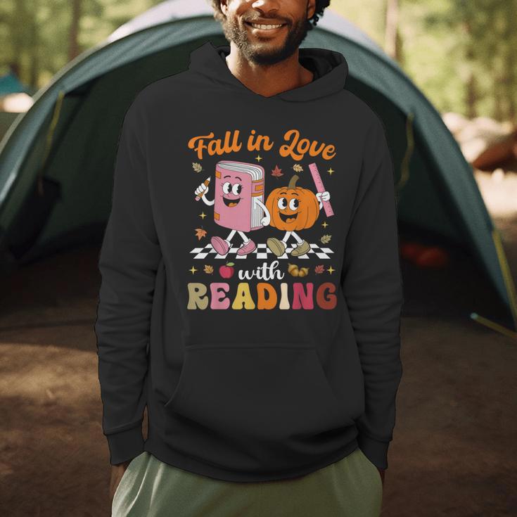 Retro Fall In Love With Learning Pumpkin Autumn Teacher Men Hoodie, novelty gifts, funny gifts Retro Fall In Love With Learning Pumpkin Autumn Teacher Men Hoodie, novelty gifts, funny gifts