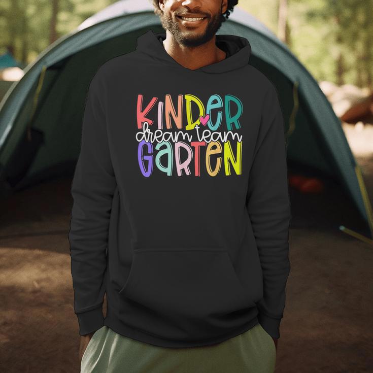 Retro Kindergarten Dream Team Back To School Teacher Kids Men Hoodie, novelty gifts, funny gifts