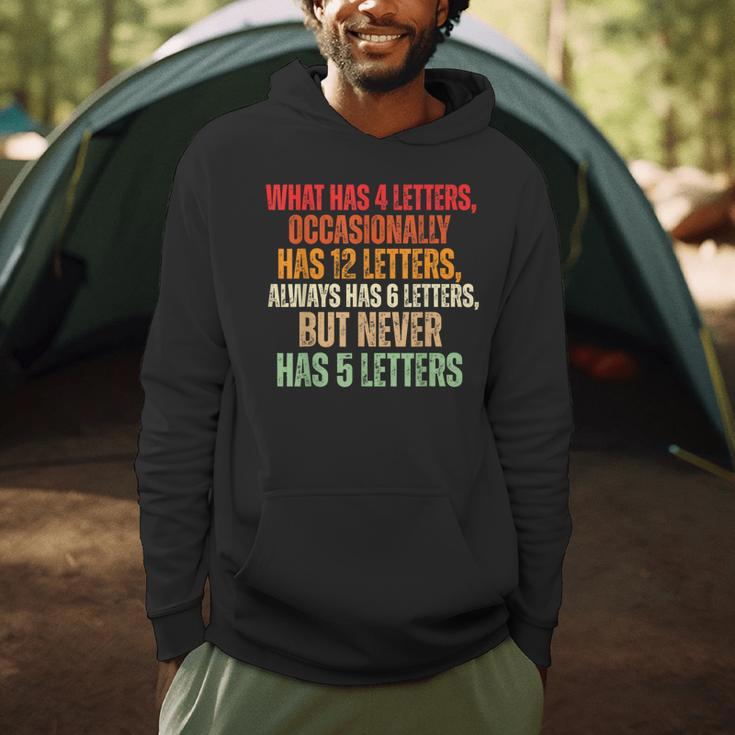 Riddle Wordplay Joke For Grammar Nerds And Teachers Men Hoodie, novelty gifts, funny gifts