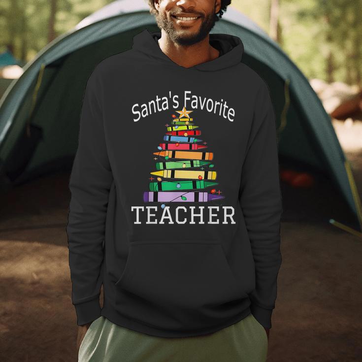 Santa's Favorite Teacher Idea For Christmas Teachers Men Hoodie, novelty gifts, funny gifts Santa's Favorite Teacher Idea For Christmas Teachers Men Hoodie, novelty gifts, funny gifts