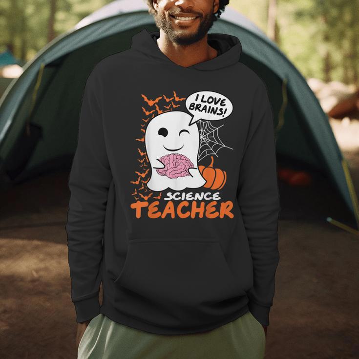 Science Teacher Cute Ghost Halloween Teacher Men Women Men Hoodie, novelty gifts, funny gifts