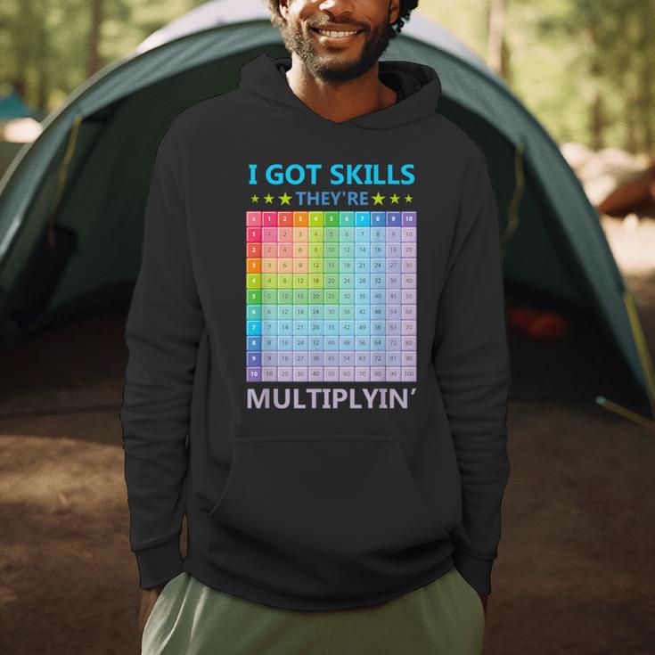 I Got Skills They'Re Multiplying Math Teacher Students Men Hoodie, novelty gifts, funny gifts