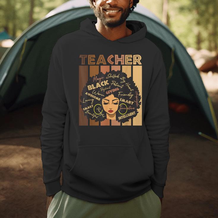 Smart Teacher Afro Girl Melanin African American Wowen Men Hoodie, novelty gifts, funny gifts