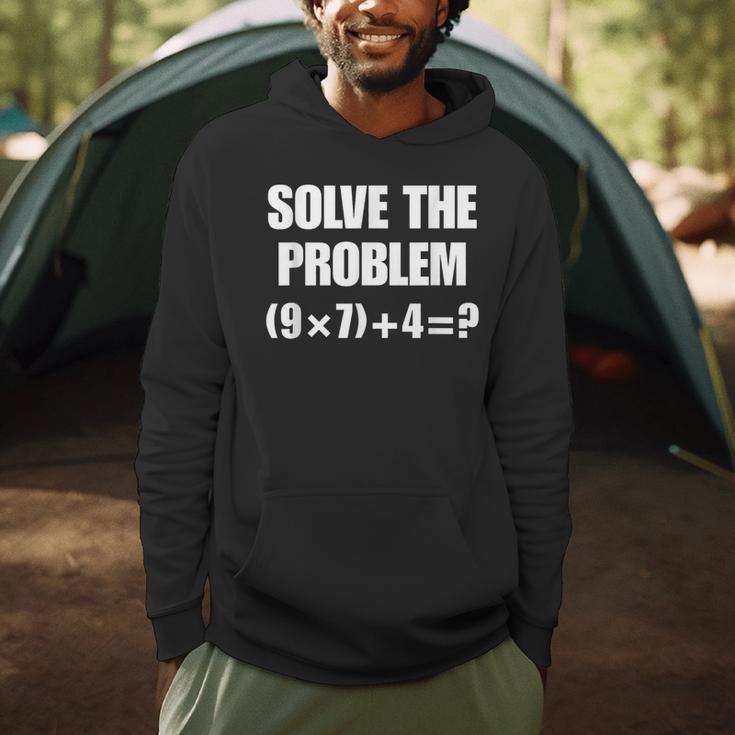 Solve The Problem 67 Teacher Men Hoodie, novelty gifts, funny gifts Solve The Problem 67 Teacher Men Hoodie, novelty gifts, funny gifts