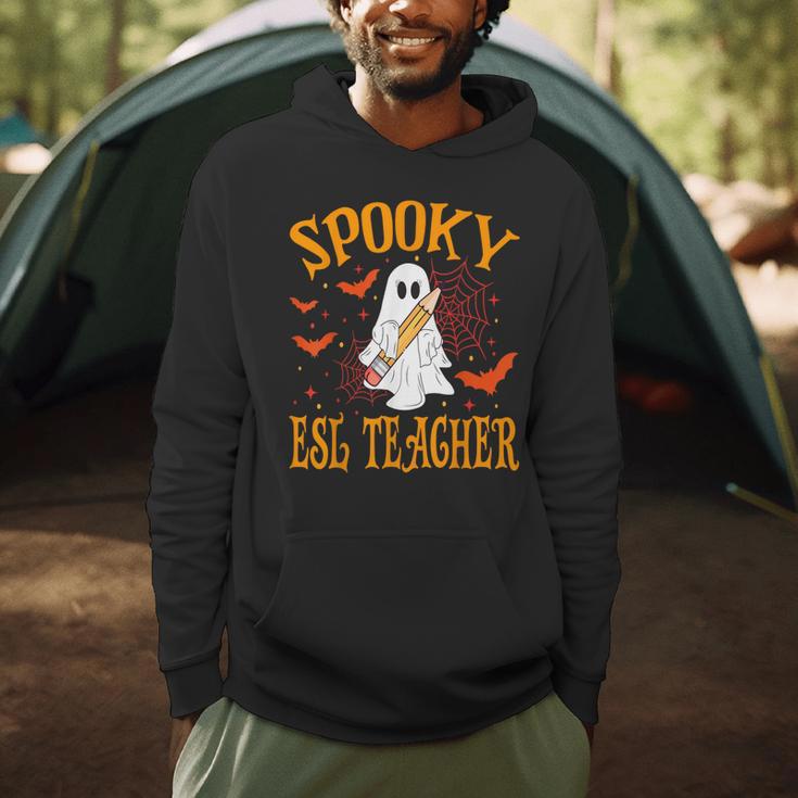 Spooky ESL Teacher Ghost Halloween School Women Men Hoodie, novelty gifts, funny gifts Spooky ESL Teacher Ghost Halloween School Women Men Hoodie, novelty gifts, funny gifts