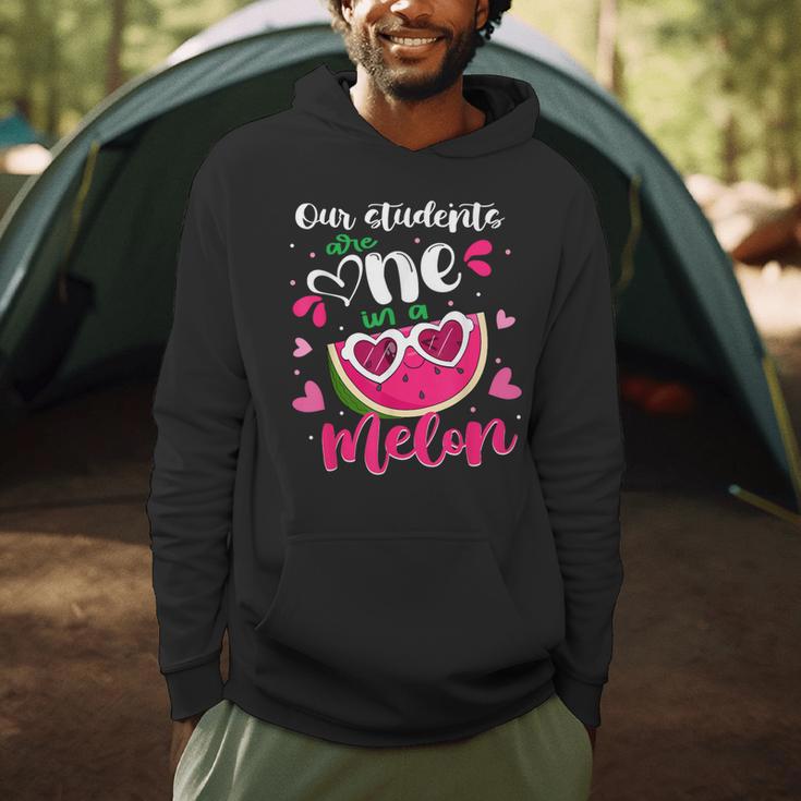 Our Students Are One In A Melon Teacher Watermelon Summer Men Hoodie, novelty gifts, funny gifts