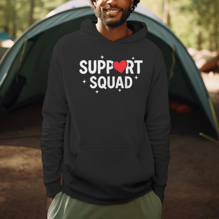 Support Squad Cute Heart Supportive Teacher Team Member Men Hoodie, novelty gifts, funny gifts Support Squad Cute Heart Supportive Teacher Team Member Men Hoodie, novelty gifts, funny gifts