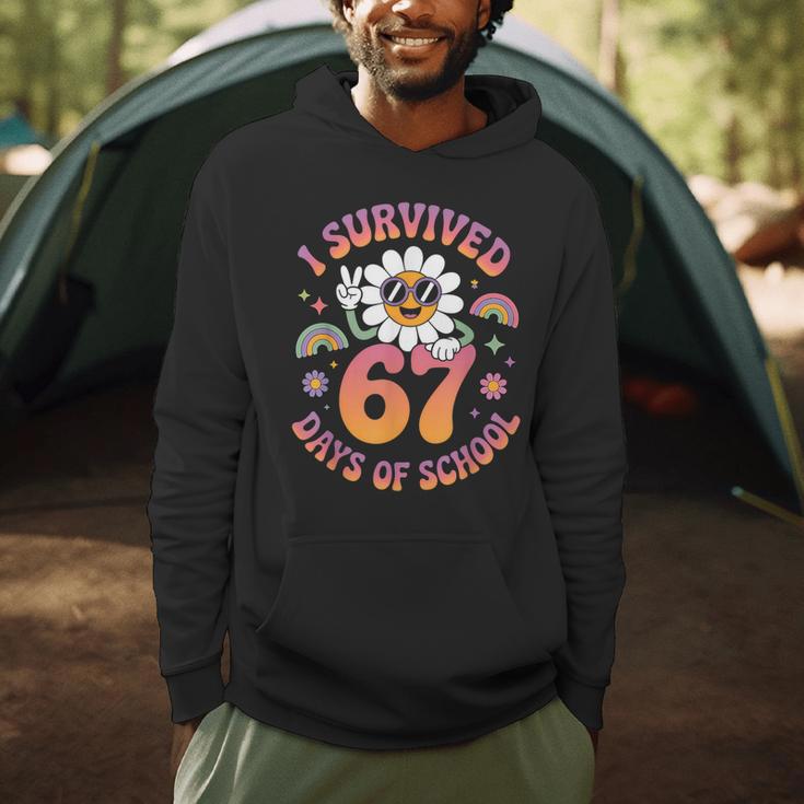 I Survived 67 Days Of School Groovy Retro Teachers Girls Men Hoodie, novelty gifts, funny gifts I Survived 67 Days Of School Groovy Retro Teachers Girls Men Hoodie, novelty gifts, funny gifts