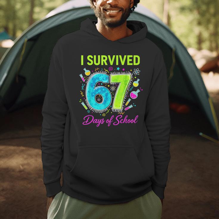 I Survived 67 Days Of School 67 Meme Science Teacher Men Hoodie, novelty gifts, funny gifts I Survived 67 Days Of School 67 Meme Science Teacher Men Hoodie, novelty gifts, funny gifts