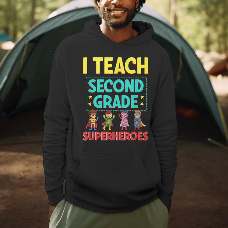 I Teach Second Grade Superheroes Teacher Superhero Men Hoodie, novelty gifts, funny gifts I Teach Second Grade Superheroes Teacher Superhero Men Hoodie, novelty gifts, funny gifts