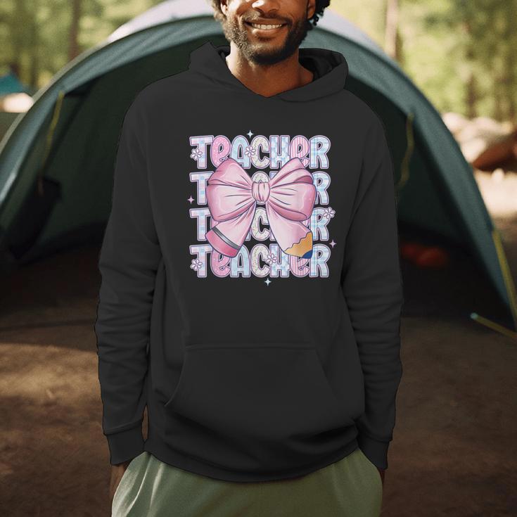 Teacher Bow Pencil Flowers Teacher Back To School Men Hoodie, novelty gifts, funny gifts Teacher Bow Pencil Flowers Teacher Back To School Men Hoodie, novelty gifts, funny gifts