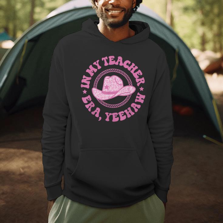 In My Teacher Era Yeehaw Pink Teacher Western Cowgirl Men Hoodie, novelty gifts, funny gifts In My Teacher Era Yeehaw Pink Teacher Western Cowgirl Men Hoodie, novelty gifts, funny gifts