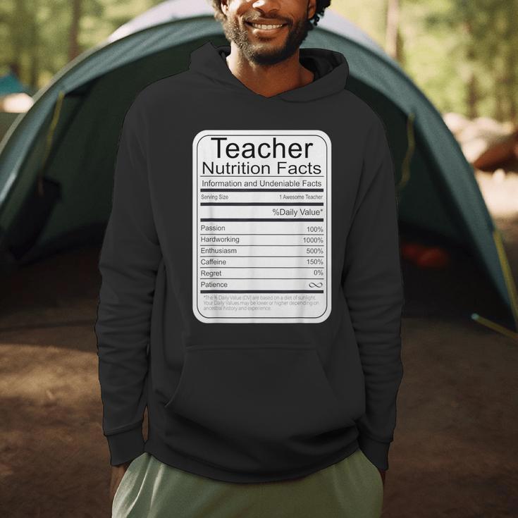 Teacher Nutrition Facts Teachers Nutritional Fact Men Hoodie, novelty gifts, funny gifts Teacher Nutrition Facts Teachers Nutritional Fact Men Hoodie, novelty gifts, funny gifts