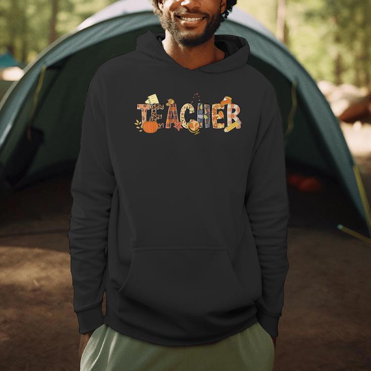 Teacher Thanksgiving Women Autumn Fall Halloween Pumpkin Tee Men Hoodie, novelty gifts, funny gifts