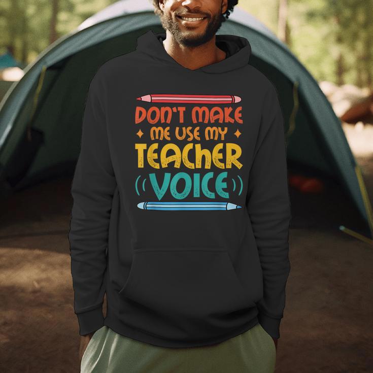 Teacher Voice Teacherlife Primary School Teacher Men Hoodie, novelty gifts, funny gifts Teacher Voice Teacherlife Primary School Teacher Men Hoodie, novelty gifts, funny gifts