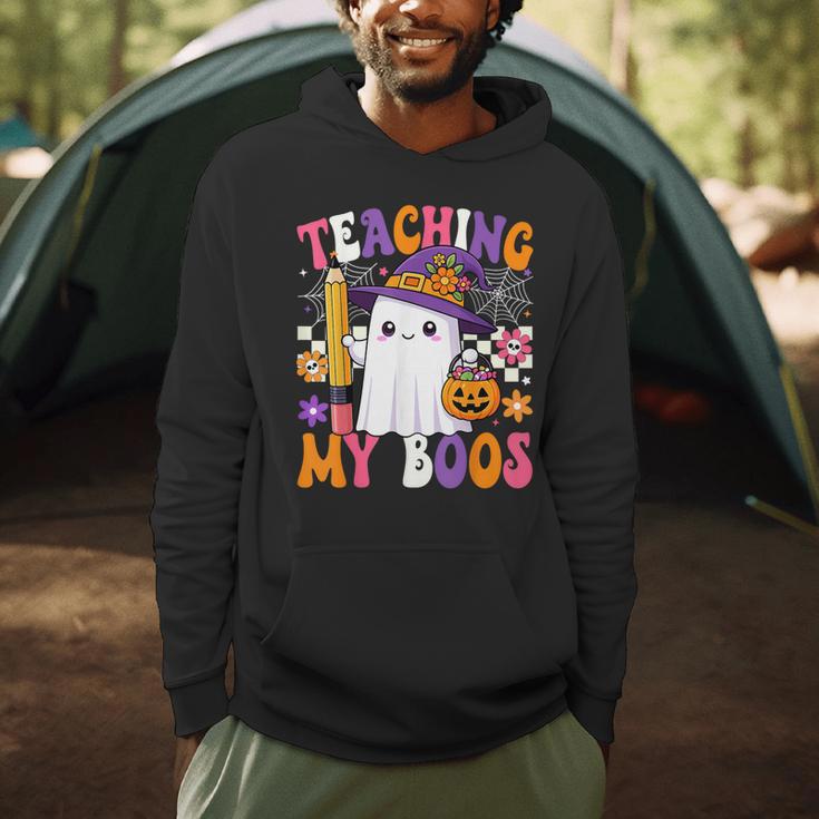 Teaching My Boos Ghost Teacher Cute Pencil Halloween Teacher Men Hoodie, novelty gifts, funny gifts Teaching My Boos Ghost Teacher Cute Pencil Halloween Teacher Men Hoodie, novelty gifts, funny gifts