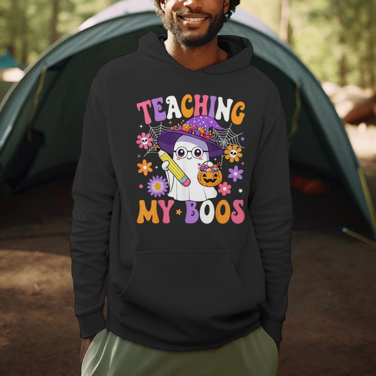 Teaching My Boos Teacher Ghost Teach Halloween Teacher Men Hoodie, novelty gifts, funny gifts Teaching My Boos Teacher Ghost Teach Halloween Teacher Men Hoodie, novelty gifts, funny gifts