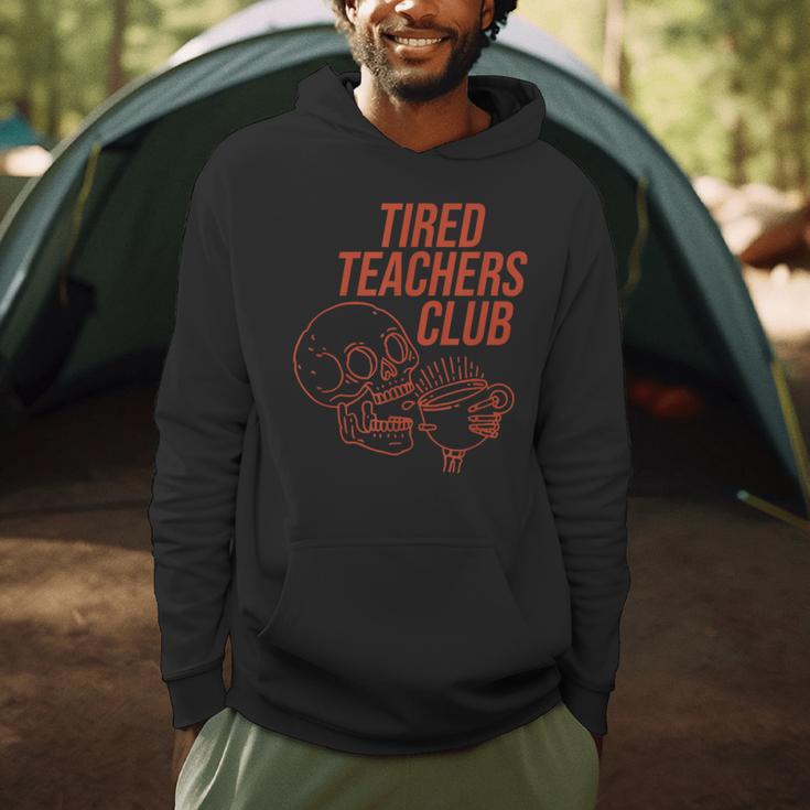 Tired Teachers Club Men Hoodie, novelty gifts, funny gifts Tired Teachers Club Men Hoodie, novelty gifts, funny gifts