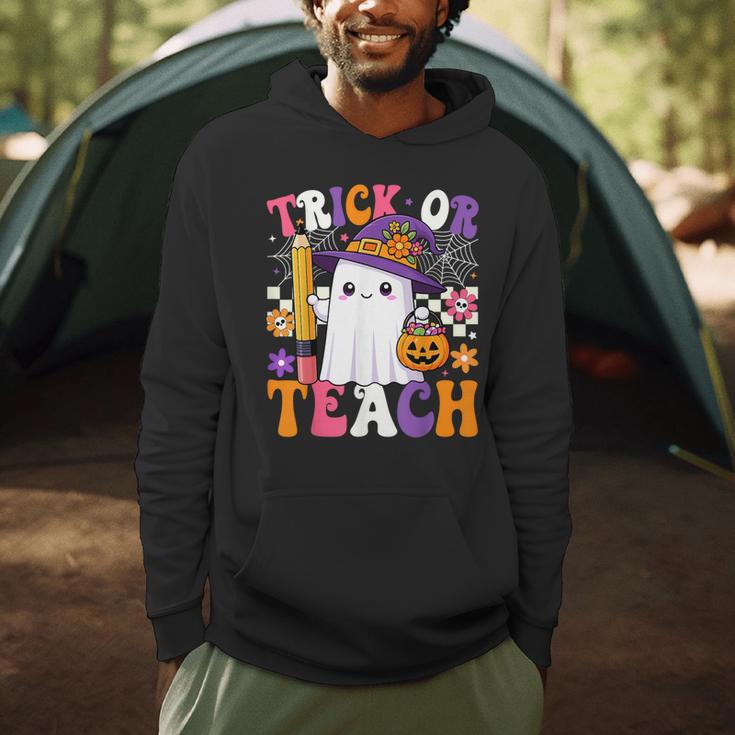 Trick Or Teach Teacher Pencil Ghost Halloween Teacher Men Hoodie, novelty gifts, funny gifts Trick Or Teach Teacher Pencil Ghost Halloween Teacher Men Hoodie, novelty gifts, funny gifts