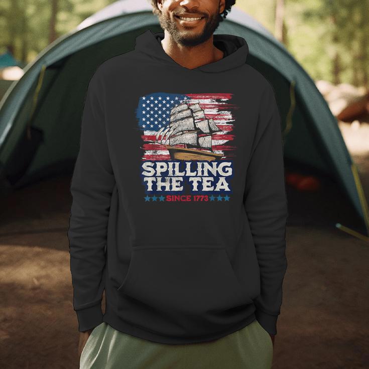 US History Teacher Boston Spilling The Tea Since 1773 Men Hoodie, novelty gifts, funny gifts