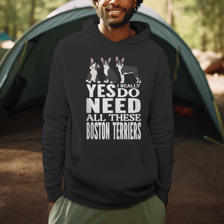 Yes I Really Do Need All These Boston Terriers Men Hoodie, novelty gifts, funny gifts