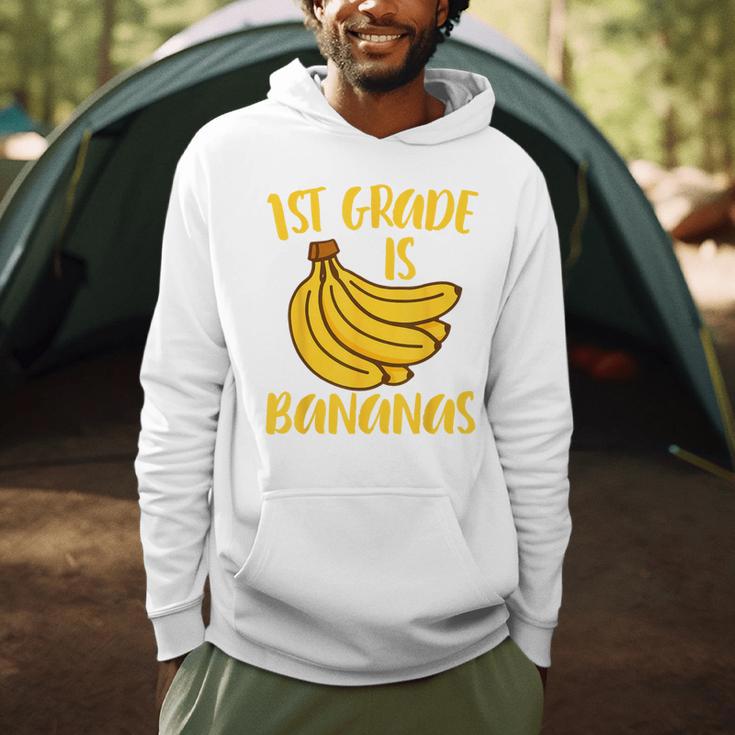 1st Grade Is Bananas Teacher Teaching Back To School Men Hoodie, novelty gifts, funny gifts