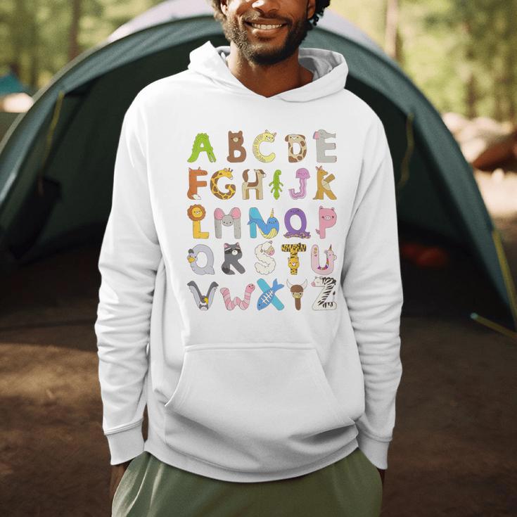ABC Animals Alphabet Graphic Boys Girls Kindergarten Teacher Men Hoodie, novelty gifts, funny gifts ABC Animals Alphabet Graphic Boys Girls Kindergarten Teacher Men Hoodie, novelty gifts, funny gifts