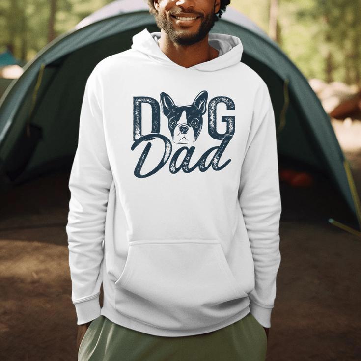 Boston Terrier Dog Dad Men Hoodie, novelty gifts, funny gifts