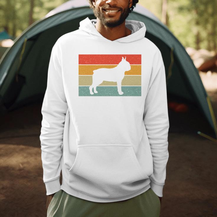 Boston Terrier Dog Lover Retro Vintage Cool For Dog Owner Men Hoodie, novelty gifts, funny gifts