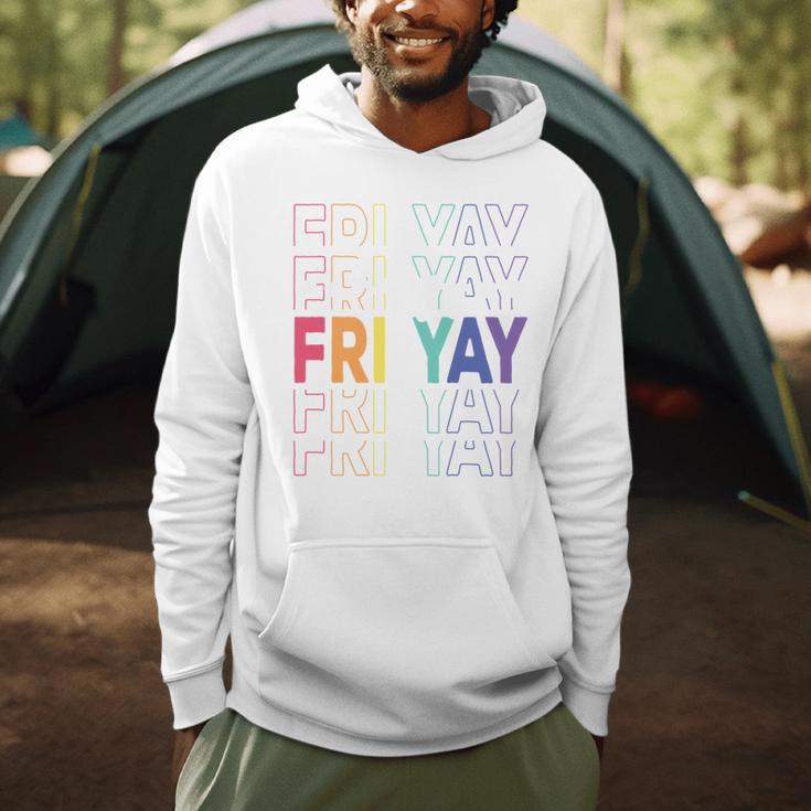 Happy Fri Yay Teacher Friday Saying Men Hoodie, novelty gifts, funny gifts
