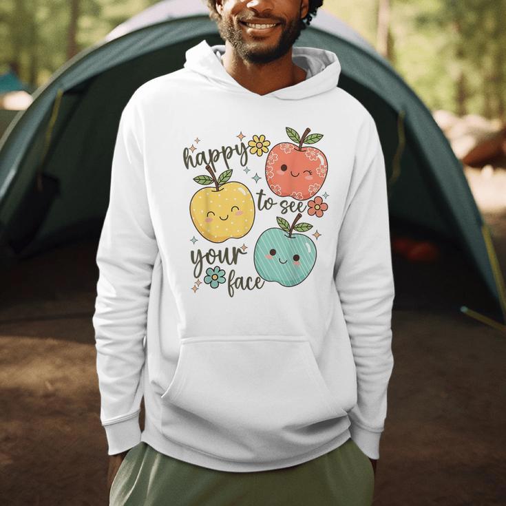 Happy To See Your Face Teacher Apple Men Hoodie, novelty gifts, funny gifts Happy To See Your Face Teacher Apple Men Hoodie, novelty gifts, funny gifts