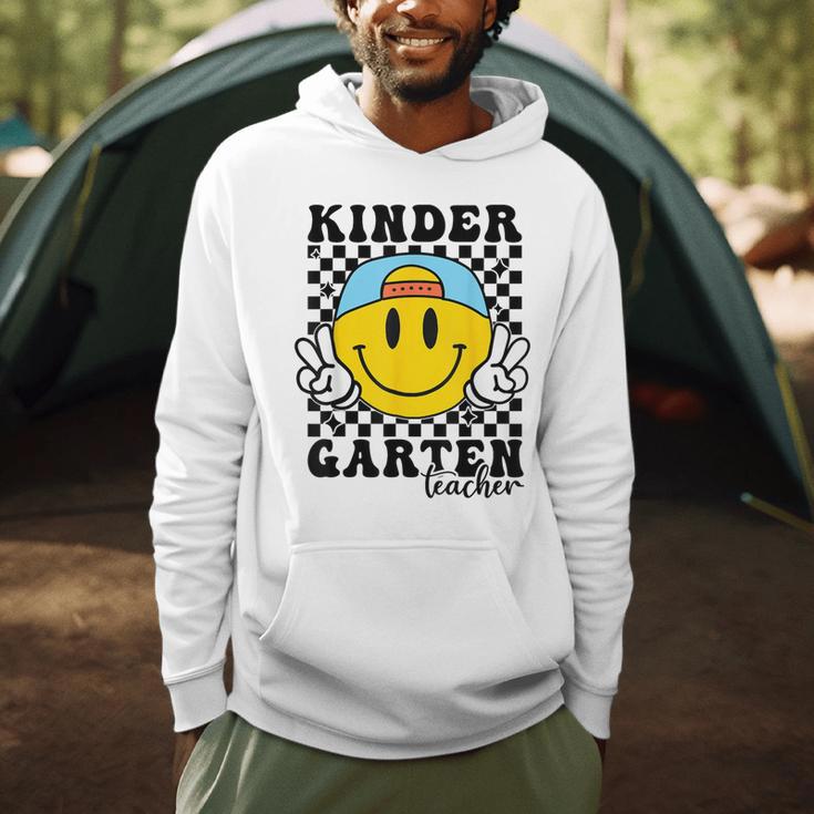 Kindergarten Teacher Hippie Smile Face Back School Men Hoodie, novelty gifts, funny gifts Kindergarten Teacher Hippie Smile Face Back School Men Hoodie, novelty gifts, funny gifts