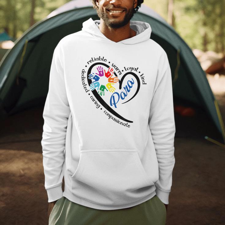 Para Heart Teacher Paraprofessional Paraeducator Men Women Men Hoodie, novelty gifts, funny gifts Para Heart Teacher Paraprofessional Paraeducator Men Women Men Hoodie, novelty gifts, funny gifts
