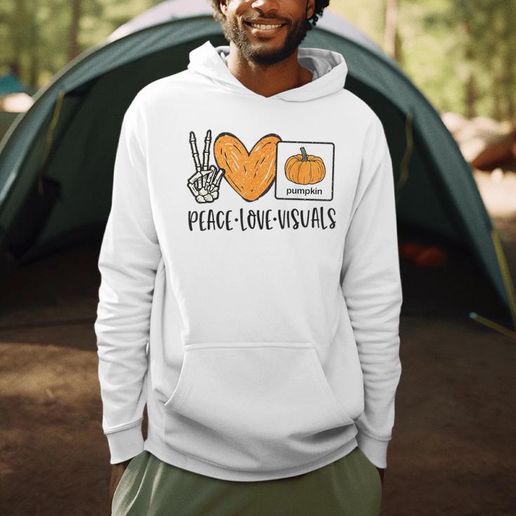 Peace Love Visuals Sped Teacher Pumpkin Skeleton Halloween Men Hoodie, novelty gifts, funny gifts Peace Love Visuals Sped Teacher Pumpkin Skeleton Halloween Men Hoodie, novelty gifts, funny gifts