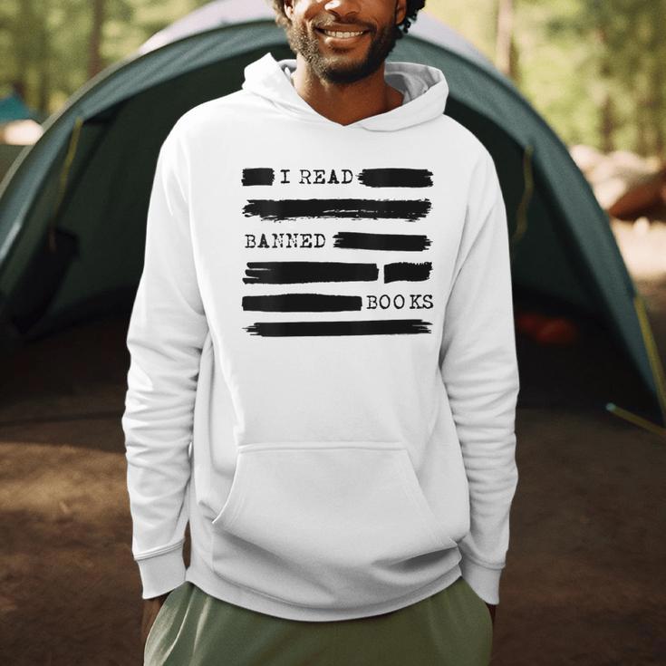 I Read Banned Books Banned Books Week Librarian Teacher Men Hoodie, novelty gifts, funny gifts