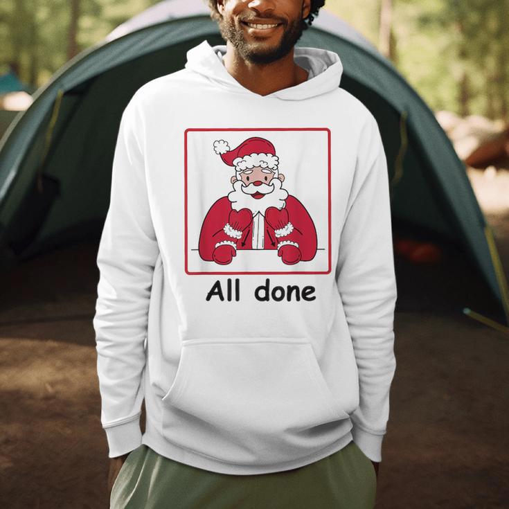 Retro All Done Christmas Special Ed Teacher Team Santa Women Men Hoodie, novelty gifts, funny gifts Retro All Done Christmas Special Ed Teacher Team Santa Women Men Hoodie, novelty gifts, funny gifts