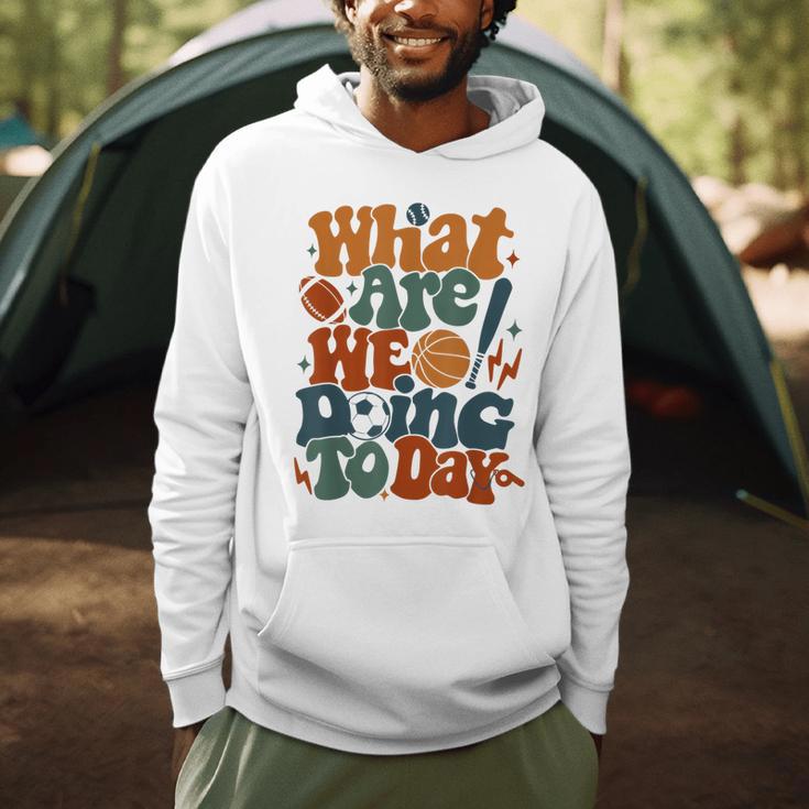 Retro PE Teacher What Are We Doing Today School Coach Women Men Hoodie, novelty gifts, funny gifts