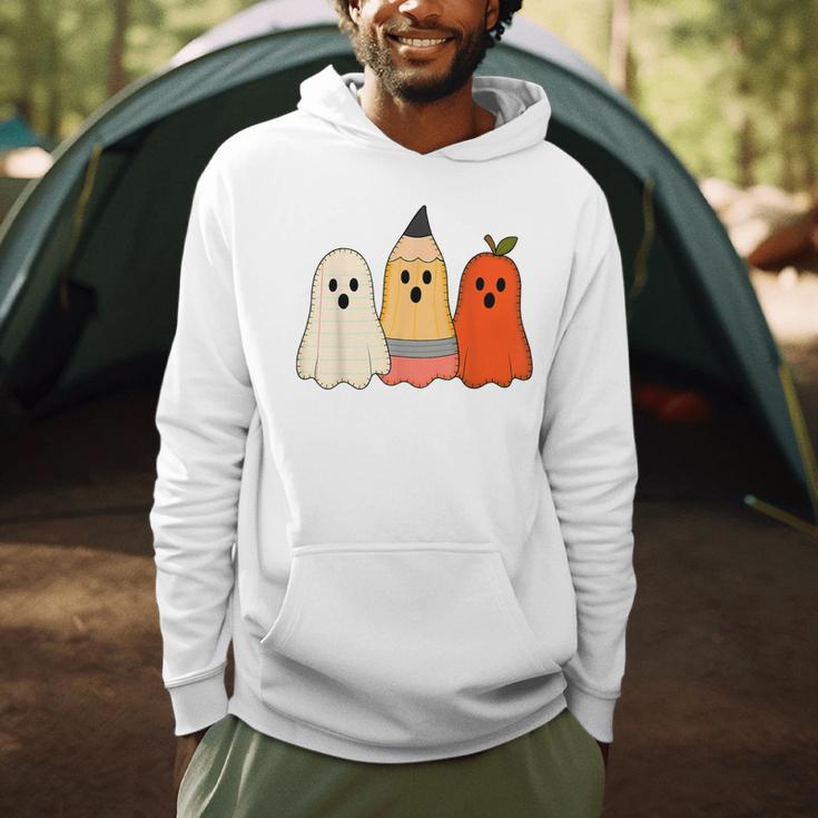 Retro Pencil Ghost Boo Spooky Teacher Halloween Costume Men Hoodie, novelty gifts, funny gifts Retro Pencil Ghost Boo Spooky Teacher Halloween Costume Men Hoodie, novelty gifts, funny gifts