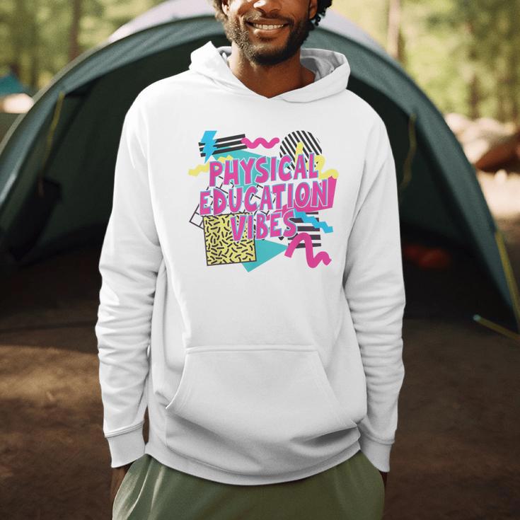 Retro Physical Education Vibes Gym Teacher Phys Ed Teacher Men Hoodie, novelty gifts, funny gifts Retro Physical Education Vibes Gym Teacher Phys Ed Teacher Men Hoodie, novelty gifts, funny gifts