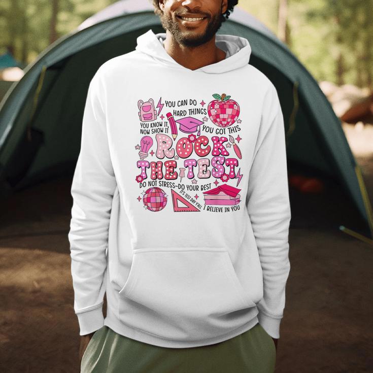 Rock The Test Testing Day Don't Stress Do Your Best Teacher For Men Women Girls Kids Men Hoodie, novelty gifts, funny gifts Rock The Test Testing Day Don't Stress Do Your Best Teacher For Men Women Girls Kids Men Hoodie, novelty gifts, funny gifts