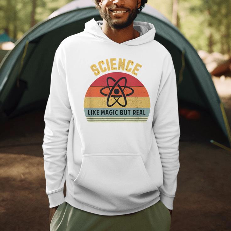 Science Like Magic But Real Science Teacher Graphics Geek Men Hoodie, novelty gifts, funny gifts