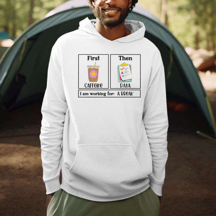 Special Education Teacher First Then Visual I Am Working For Men Women Girls Kids Men Hoodie, novelty gifts, funny gifts