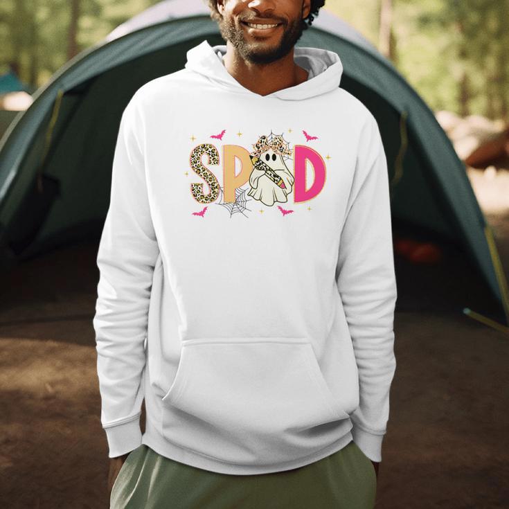 Sped Teacher Halloween Ghost Special Education Preppy Fall Men Hoodie, novelty gifts, funny gifts
