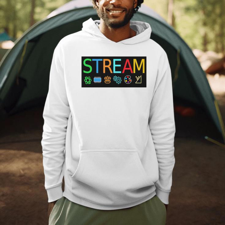 Stream Technology Robotics Shirt For Teachers And Students Premium Tri-Blend Men Hoodie, novelty gifts, funny gifts