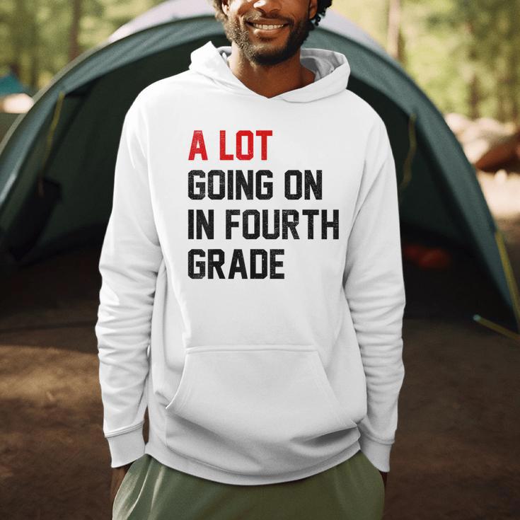 Teacher A Lot Going On In Fourth Grade Back To School Men Hoodie, novelty gifts, funny gifts