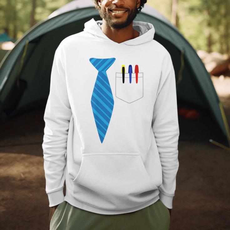 Teacher Tie & Pocket Protector Costume School Men Hoodie, novelty gifts, funny gifts Teacher Tie & Pocket Protector Costume School Men Hoodie, novelty gifts, funny gifts