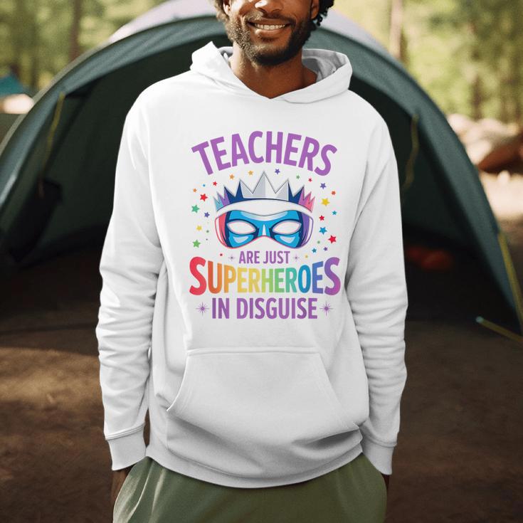Teachers Are Just Superheroes In Disguise Back To School Men Hoodie, novelty gifts, funny gifts Teachers Are Just Superheroes In Disguise Back To School Men Hoodie, novelty gifts, funny gifts